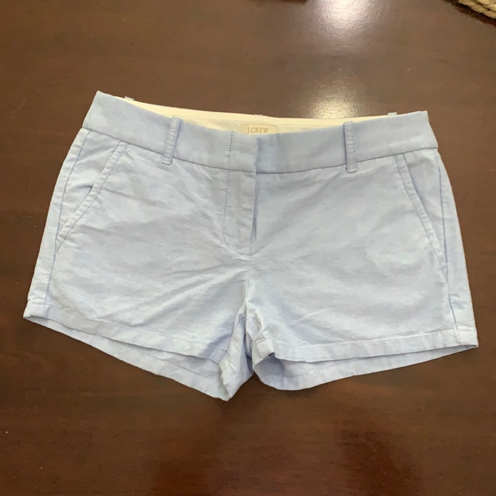 J Crew light blue shorts